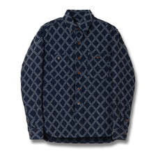 STUDIO D'ARTISAN インディゴ刺し子シャツ 5728画像