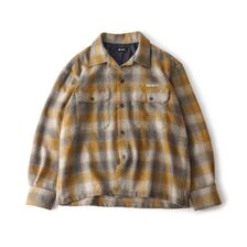 Subciety Wool ombre check shirt 151-20055画像