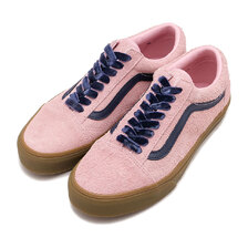 VANS Old Skool HAIRY-SUEDE-PINK/NAVY VN000E9TBIZ画像