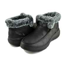 SKECHERS GLACIAL ULTRA SLIP-INS BLACK 144221-BBK画像