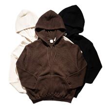 SEABEES Heavy weight thermal Full zip hoodie 2523-SB29画像