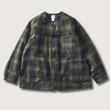 POST OVERALLS #3134DV-NP POST 47 DV : needle punch brown/green画像