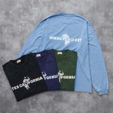 The Endless Summer TES CALIFORNIA LOGO PIGMENT LONG SLEEVE BIG T-SHIRT 25774305画像