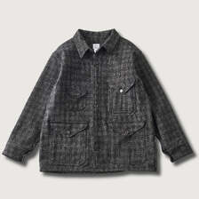 POST OVERALLS #2106R-SP CRUZER 5-R : wool/cotton nep salt & pepper画像