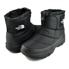 THE NORTH FACE NUPTSE BOOTIE WP LOGO SHORT TNF BLACK/TNF WHITE NF52280-KW画像