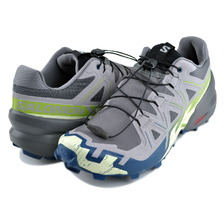 SALOMON SPEEDCROSS 6 CASTLEROCK/LIME CREAM/POSEIDON L47810900画像