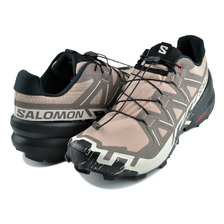 SALOMON SPEEDCROSS 6 NATURAL/BLACK/ALMOND MILK L47811000画像