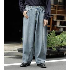 SKEWed COIN POCKET PANTS model.LV BLUE STONE HS1201-198画像