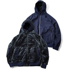 gym master リバーシブルボアxリップストップフードジャケット G618770画像