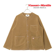 Vincent et Mireille FLEECE CARDIGAN VM252FL00220画像