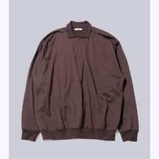 INTERIM HIGH GAUGE SUVIN JERSEY HYPER BIG LONG POLO SHIRT IT25A311画像