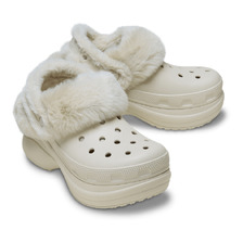 crocs BAE LINED CLOG STUCCO 211753-160画像