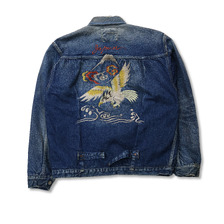 FULLCOUNT 2016-2107E Souvenir Embroidery Type 1 Denim Jacket HW &ldquo;More Than Real&rdquo;画像