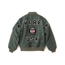 AVIREX 50th Anniversayr MA-1 SIGNATURE BIG LOGO 7835952951画像