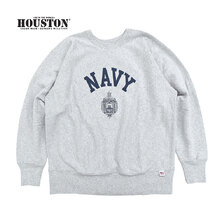 HOUSTON 22311 PRINT U.S. COTTON R/V SWEAT(U.S.NAVY)画像