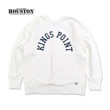 HOUSTON 22324 PRINT U.S. COTTON R/V SWEAT(KINGS POINT)画像