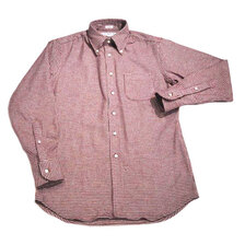 INDIVIDUALIZED SHIRTS STANDARD FIT B.D. HEAVY FLANNEL HOUND TOOTH SHIRTS画像