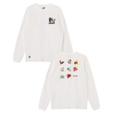 CHUMS かせきさいだぁ アラカルト2 Brushed L/S T-Shirt CH01-2637画像