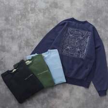The Endless Summer TES BANDANA EMB PIGMENT BIG SWEAT 25774304画像