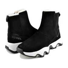 SOREL KINETIC IMPACT SHORT BOOT WP BLACK SEA SALT/NOIR SEL DE MER NL5196-010画像