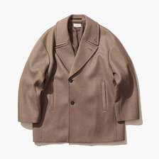 ATON SUPER 120S DOUBLE MELTON SEMI DOUBLE SHORT COAT SCAGGW0913画像