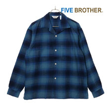 FIVE BROTHER CHECK ONE-OP SHIRTS 152570画像