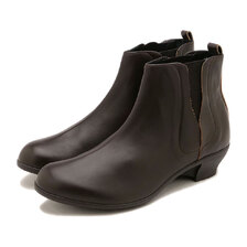 TRAVEL SHOES by cchausser TR-023 SIDE-GORE HEEL BOOTS DBR画像