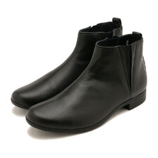 TRAVEL SHOES by chausser TR-005 SIDE-GORE BOOTS BL画像