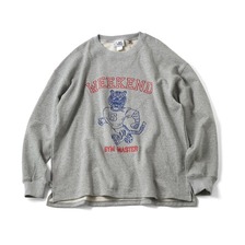 gym master 10.3oz WEEKEND 刺繍スウェットビッグTEE G621782画像