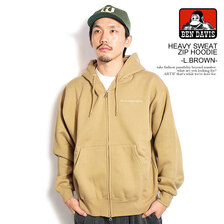 BEN DAVIS HEAVY SWEAT ZIP HOODIE C-25780049画像