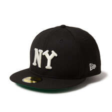 NEW ERA 59FIFTY ニグロリーグ ニューヨーク・ブラックヤンキース ブラック 14668136画像