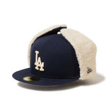 NEW ERA 59FIFTY Dog Ear ドッグイヤー ロサンゼルス・ドジャース ナイトシフトネイビー 14668177画像