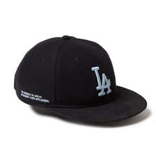 NEW ERA RC 9FIFTY ロサンゼルス・ドジャース ブラック ブラックスウェードバイザー 14667633画像