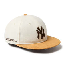 NEW ERA RC 9FIFTY ニューヨーク・ヤンキース オフホワイト マスタードスウェードバイザー 14667630画像