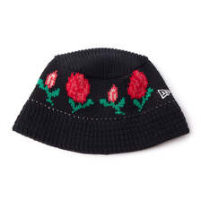 NEW ERA ニットバケット ローズ ブラック 14667667画像