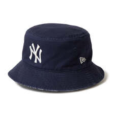 NEW ERA バケット01 リバーシブル ニューヨーク・ヤンキース ナイトシフトネイビー 14667763画像