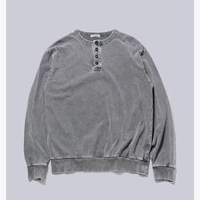 INTERIM VINTAGE FADE HENRY-LONG TEE IT25A263画像