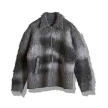 NO ID. シャギージャカードニットBLZ 857010-346K画像