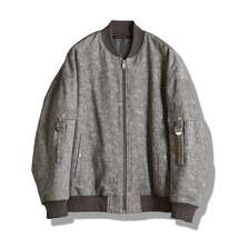 NO ID. アンイーブンプリントBIG MA-1BLZ 857006-345B画像