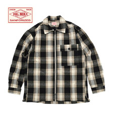 BIG MIKE Heavy Flannel Zip Shirt Jacket 102535700画像