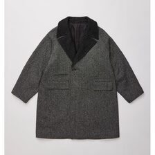 ULTERIOR WOOL SILK KERSEY DB COAT UCT21-KC206画像