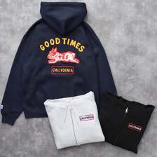The Endless Summer TES GOOD TIMES EMB BIG SWEAT ZIP PARKA 25774300画像