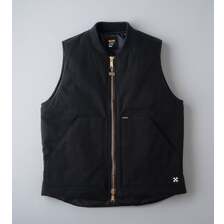 BLUCO RIB COLLAR DUCK VEST 155-35-013画像