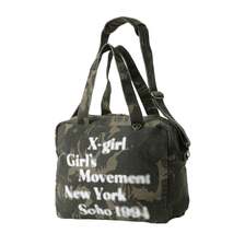 X-girl HAZY LOGO 2WAY BIG TOTE BAG 105254053006画像