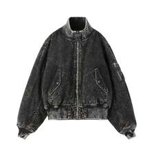 X-girl FADED REVERSIBLE MA-1 JACKET 105254021002画像