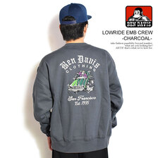 BEN DAVIS LOWRIDE EMB CREW C-25780057画像