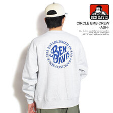BEN DAVIS CIRCLE EMB CREW C-25780056画像