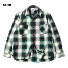 HOUSTON 41252 OMBRE CHECK VIYELLA SHIRT画像