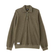 Schott SALT AND PEPPER HALF ZIP SWEAT 7825232008画像