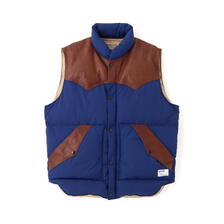 Schott LEATHER COMB. VEST 7825253001画像